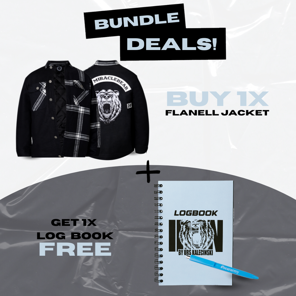 1x Flanell Jacke + 1 Logbuch gratis!